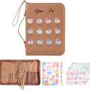 Bible Cover Case, Premium, Leather Carrying Case with Handle&Zippered Pocket for Standard Size and Bible Accessories, Large Bible Bag, Ideal Gift for Women Men Lady Girls