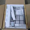 LG LW1224RD 12,000 Window Air Conditioner, 115V, 550 Sq.Ft. (22' x 25' Room Size), Quiet Operation, Electronic Control with Remote, 3 Cooling & Fan Speeds, Auto Restart, 12000 BTU, White