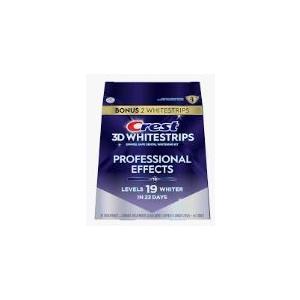 Crest 3D Whitestrips Professional Effects  Teeth Whitening Kit, 22 Treatments (20 + 2 Bonus), Each with 1 Upper/1Lower, 44 Strips  Crest 3DWhite Teeth Whitening Strips