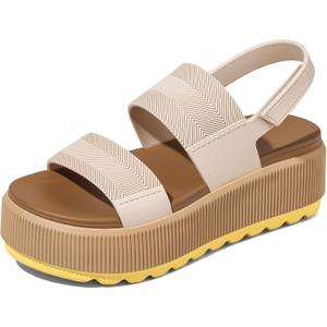 Lovee Cosee Platform Water Sandals for Women Chunky Wedge Lug Sole Comfortable Waterproof Summer Walking Beach Shoes 9