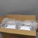 Bathroom Light Fixtures Polished Chrome 3 Light Vanity Light Wall Sconces Lighting with Clear Globe Glass Shades Bath Wall Mount Lamp for Mirror Kitchen Porch Living Room Bedroom Hallway(E26)