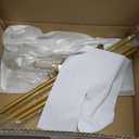 Gold Easel Stand for Sign, 55'' Adjustable Easel Stand for Display, Metal Easel Display Stand Heavy Duty(Round Tube)