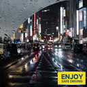 3 Pack Windshield Wiper Blades Compatible With Toyota Prius(Not compatible with Prius C) 2015 2014 2013 2012 2011 2010 Automotive Replacement Front Rear Wiper Blades Set For My Car - 26" 19" 16"