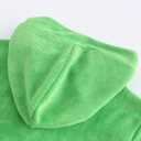 E.W Apparel Kids Boys Girls Hooded Towelling Bathrobe Dressing Gown Soft Terry Cloth Robe (Green), Size 9-10 Years