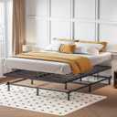 Superay 2 Inch King Box Spring Low Profile, Heavy Duty Metal Box Spring Bed Base, Bunkie Board Bed Slat Replacement, Mattress Foundation, Easy Assembly, Noise Free