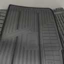 3W Tesla Model Y Floor Mats 2020-2024 2025(Not for Juniper), Cargo Liners & Frunk & Seatback Protector Mats,TPE Custom Fit All Weather, Full Set, Accseeories 5-Seater