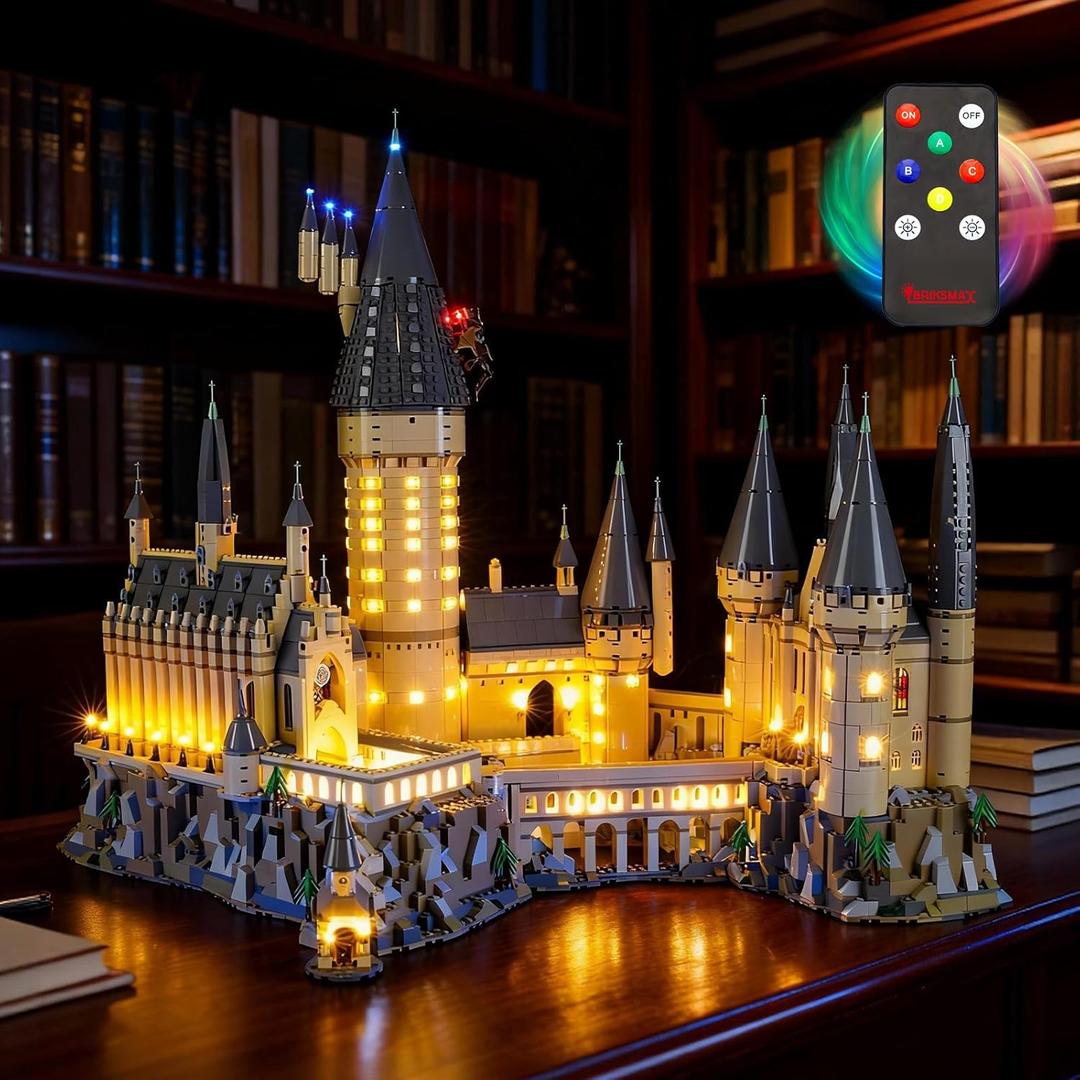 BRIKSMAX Led Lighting Kit for Harry Potter Hogwart's Castle - Compatible with Lego 71043 Building Blocks Model- Not Include The Lego Set