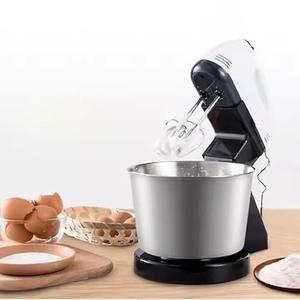 Tabletop stainless steel bucket whisk electric household dynamic egg mixer whipping cream baking cake and dough machine (Desktop egg beater)