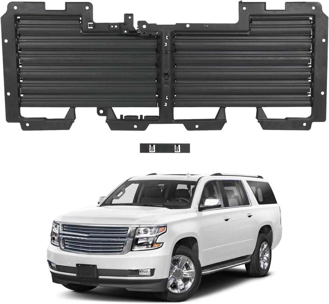 DICMIC Active Grille Shutter Compatible with 2015-2020 Chevrolet Suburban Tahoe GMC Yukon XL Cadillac Escalade ESV Replace# 84378163, GM1206125