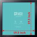 LaVie Home 20x20 Picture Frame, Square Poster Frame with High Definition Plexiglass, 20x20 frame, Horizontal or Vertical Wall Gallery Poster Frames Suitable for Photos, Artworks, Posters,Puzzle, Black
