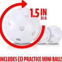 Franklin Sports Pro Elite Thin Bat Swing Trainer, 30", Aluminum Construction with 1 1/8" Bat Barrel and PU Bat Grip