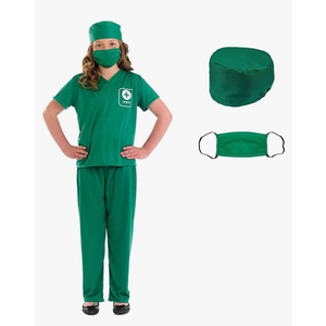 fun shack Animal Doctor Veterinarian Costume For Kids, Vet Outfit For Girls, Role Play Dress Up For Children S