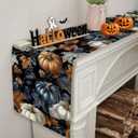 Halloween Table Runner Pumpkin Table Runners Seasonal Kitchen Dining Table Decoration for Home Party Banquet Decor 13x90 Inch
