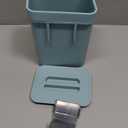 LALASTAR Compost Bin Kitchen, Small Compost Bin for Kitchen, Countertop Compost Bucket with Lid, Odorless Hanging Trash Can for RV/Office/Dog, Mini Food Waste Bin for Countertop, 3L/0.8 Gal, Blue
