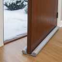Door Draft Stopper Seal Strip  Under Door Noise, Dust, and Weather Blocker  Adjustable, Cut to Fit for Doors & Windows, Easy Install