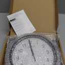 La Crosse Technology WT-3102S Atomic Analog Wall Clock, 10", Silver