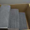 ZOMISIA Dog Steps for Couch - Pet Stairs for Small Dogs and Cats, Dog Steps with Non-Slip Bottom Grey 3 Steps, Grey