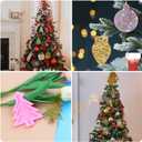 Christmas Ornaments Silicone Molds Christmas Tree Gift Bag Hat Keychain Molds Christmas Light Bulb Cane Keychain Resin Molds for Christmas Decoration Handmade DIY Epoxy Craft Set of 8