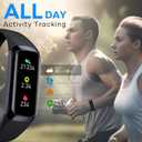 Fitness Tracker for Men Women,Smart Watch with Blood Pressure Heart Rate & Sleep Monitor IP67 Waterproof Step Calorie Counter Pedometer Fitness Activity Watch Health Watches for Android iOS Phone