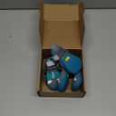 Furrtripsy Dog Booties,Waterproof Dog Shoes for Large Medium Small Dogs,Suitable for Summer Hot Pavement,Adjustable Non-Slip Rubber Paw Protector (Blue, #2 (Width 1.8 inch) for 21-30 lbs)