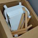 High Chair, 6 in 1 Wooden Convertible High Chairs for Babies and Toddlers, Booster Seat with Double Tray & Reversible Footrest Baby Highchair, 5-Point Harness Baby Feeding Chair, Beige