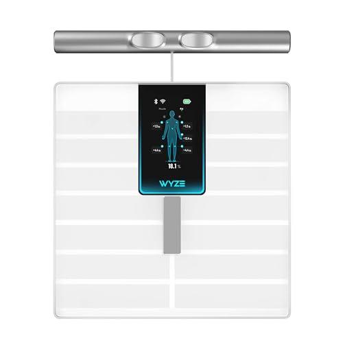 Wyze Scale Ultra BodyScan Smart Scale with Handle – Wi-Fi & Bluetooth Body Composition Scale for Weight, BMI, Body Fat, Muscle Mass, and Segmental Measurement, White