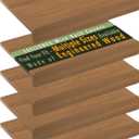 Wire Rack Covers for Shelves, Premium Engineered Wood Wire Shelf Covers for Pantry, Closet(5pcs, 24" W x 16" D), 24"W16"D