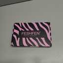 FESHFEN Light Blonde Wavy Layered Wig with Curtain Bangs for Women, 20 Inch Long Synthetic Natural Looking Middle Part Hair Wig For Costume Party Daily Use