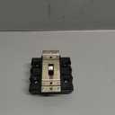 Leviton 60 Amp, 600 Volt, 2-Pole, Single-Phase Single Throw AC Manual Motor Controller, MS602-FW, Black