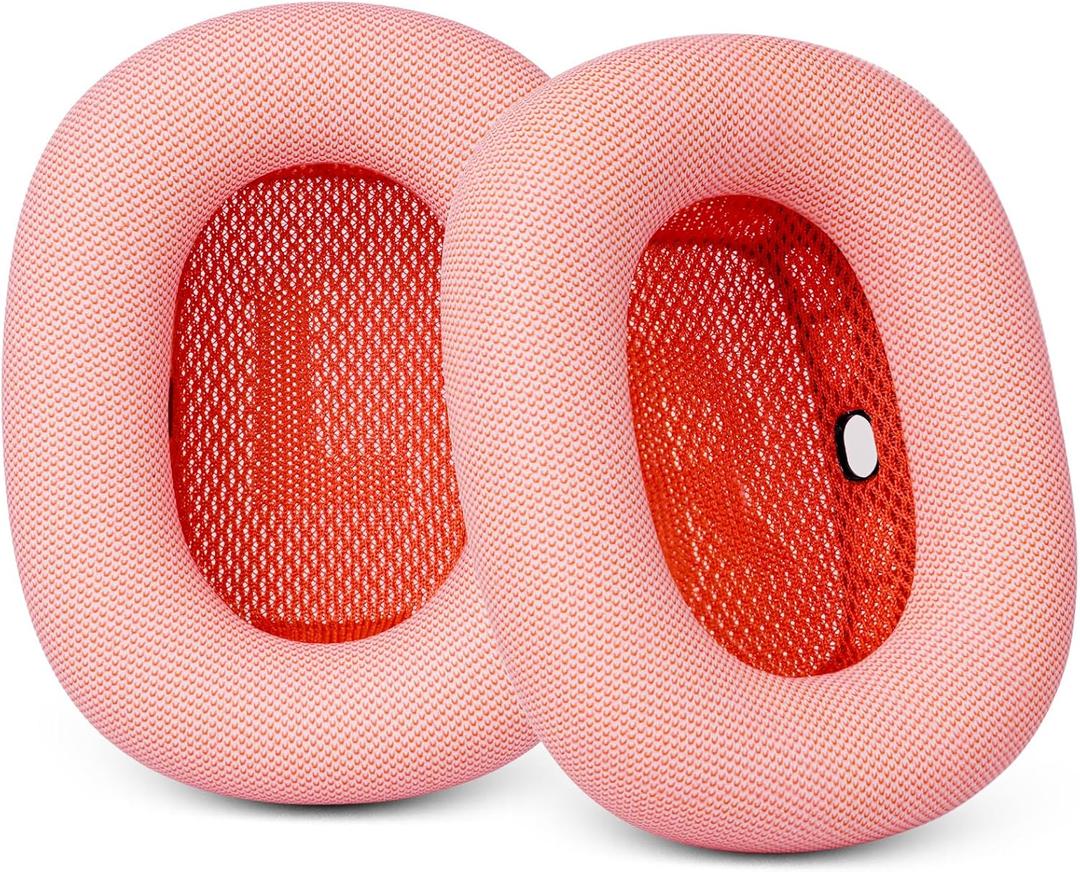Ear Cushions Replacement for AirPods Max - Upgraded Ear Pads for Apple AirPods Max Headphones, GVOEARS Ear Cups Cover for Workout (Pink)