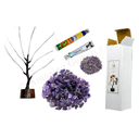 Amazing Gemstone Amethyst Spiritual Decor Crystal Tree DIY Kits for Adults Kids, Makes a Perfect Office Table Feng Shui Tree Holistic Gifts for Women