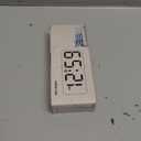 Peakeep Small Digital Alarm Clock Plug in for Bedrooms Bedside, Tiny Electric Clock Large Big Numbers Display Battery Backup for Desk Table, 6 Dimmers, 5 Adjustable Alarm Volume (White)