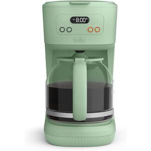 12-Cup Programmable Coffee Maker with LCD Display, Anti-Drip Spout, Glass Carafe, Nonstick Warming Plate, oat milk