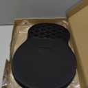 PYEDCA Ergonomic Mouse Pad Wrist Support with Massage Design, Pain Relief Mousepad with Wrist Rest, Memory Foam & Non-Slip PU Base, Computer Mouse Pads for Desk, Office & Home - Black