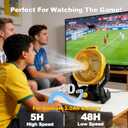 Cordless Brushless Jobsite Fan Compatible with Dewalt 20V Max Battery, Battery Powered Fan 650 CFM Variable Speed, or AC Power for Outdoor, Camping, Workshops, Office, Home, RVs (TOOL ONLY), Medium