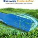 942-05052A 50" Mower Blades for Cub Cadet XT1 LT50 GT50 XT2 LX50 ZT1 ZT2 50 RTZ S50 L50 SX50 LX50 L34 Zero Turn Troy-Bilt Super Bronco Mustang 50" Lawn Tractor, Medium Lift, 6 Point Star, 3 Pack Blue