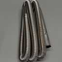 Diesel Heater Exhaust Pipe Flexible Tubing Stainless Steel For Parking Air Heater Length 78Inch / 200CM Inner Diameter 1"/2.5cm