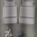 Garage Door Bracket Compatible with SimpliSafe Entry Sensor, Easy Setup, Durable Build, Pre-Installed Double-Sided mounting Tape & Pre-Cut Holes (Screws Included) (2 Pack)