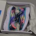 DREAM PAIRS Girls Shoes Sneakers Kids Tennis Shoes Sparkle ColorBurst Lightweight Running Casual Walking Shoes (11 Little Kid, Purple/Rainbow)