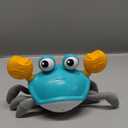 Crawling Crab Baby Toy Fantastic Creatures Toys Infant Sensory Tummy time Toys 3 4 5 6 7 8 9 10 11 12 Babies boy Girl Learning Crawl 3-6 6-12 Walking Toddler Gifts for 36 Months Old (Green)
