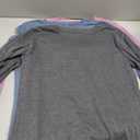 Riyiper 3 Pack Women's Long Sleeve Sweatshirts, Crew Neck Pullover Shirts Loose Casual Lightweight Fall Tops 2025 Trendy