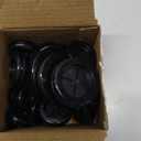Round Rubber Plug Hole Grommet Kit 7 Sizes Black Double Sided Electrical Firewall Gasket Kit for Protecting Cable Wire Hole Plug Assortment Automotive Supply (52 Pieces)