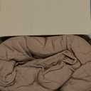 Easy-Going 4 Seater Sofa Slipcover Reversible Sofa Cover Water Resistant Couch Cover with Foam Sticks Elastic Straps Furniture Protector for Pets Children Dog Cat (XX-Large, Brown/Beige)