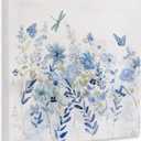 Stupell Industries 'Delicate Blue Floral Garden'| Canvas Art, 30"L x 30"W