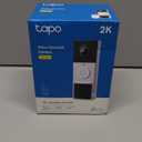 Tapo 2K Wireless Smart Video Doorbell with Chime - 160 Ultra-Wide View,Person Detection, Ring Call, 2-Way Audio, Subscription-Free Local Storage/Optional Cloud, Motion Only Alert, D210