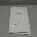 Pureegg Plastic Table Cloth Disposable 12 Pack, 54 x 108 Inch Table Cloths, Party, Picnic, Wedding, Decorative Tablecloths, Rectangle, White Plastic Cover, Leakproof & Sturdy, White