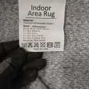 Washable Living Room Area Rug: 9'x12' Large Distressed Vintage Boho Non Slip Soft Faux Wool Rug for Bedside, Kitchen, Farmhouse, Nursery, Playroom, Dining Room, Bedroom