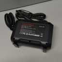 Rocgorld R8 Tire Inflator Portable Air Compressor, DC 12V Air Compressor Portable with Large Dual Digital Screen, 3X Faster Inflation Air Pump for Car, Bike, Ball, Motor (Red)