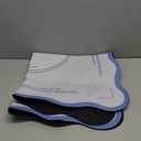 Blue Scalloped Mahjong Mat Set with 1 Carrying Bag 31.5" x 31.5" Anti Slip Noise Reduction Gaming Mat Mahjong/Poker/Board Games/Card Games/Dominoes Accessories for Adult