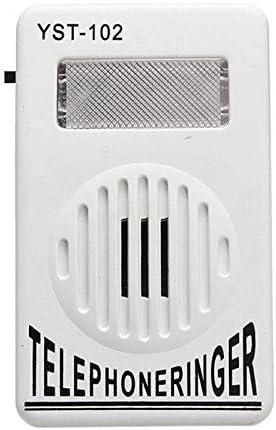 2PCS 95dB Extra-Loud Telephone Ringer Phone Ring Amplifier Ringing Help Strobe Light Bell Sound Landline Ringer Sound Ringtones